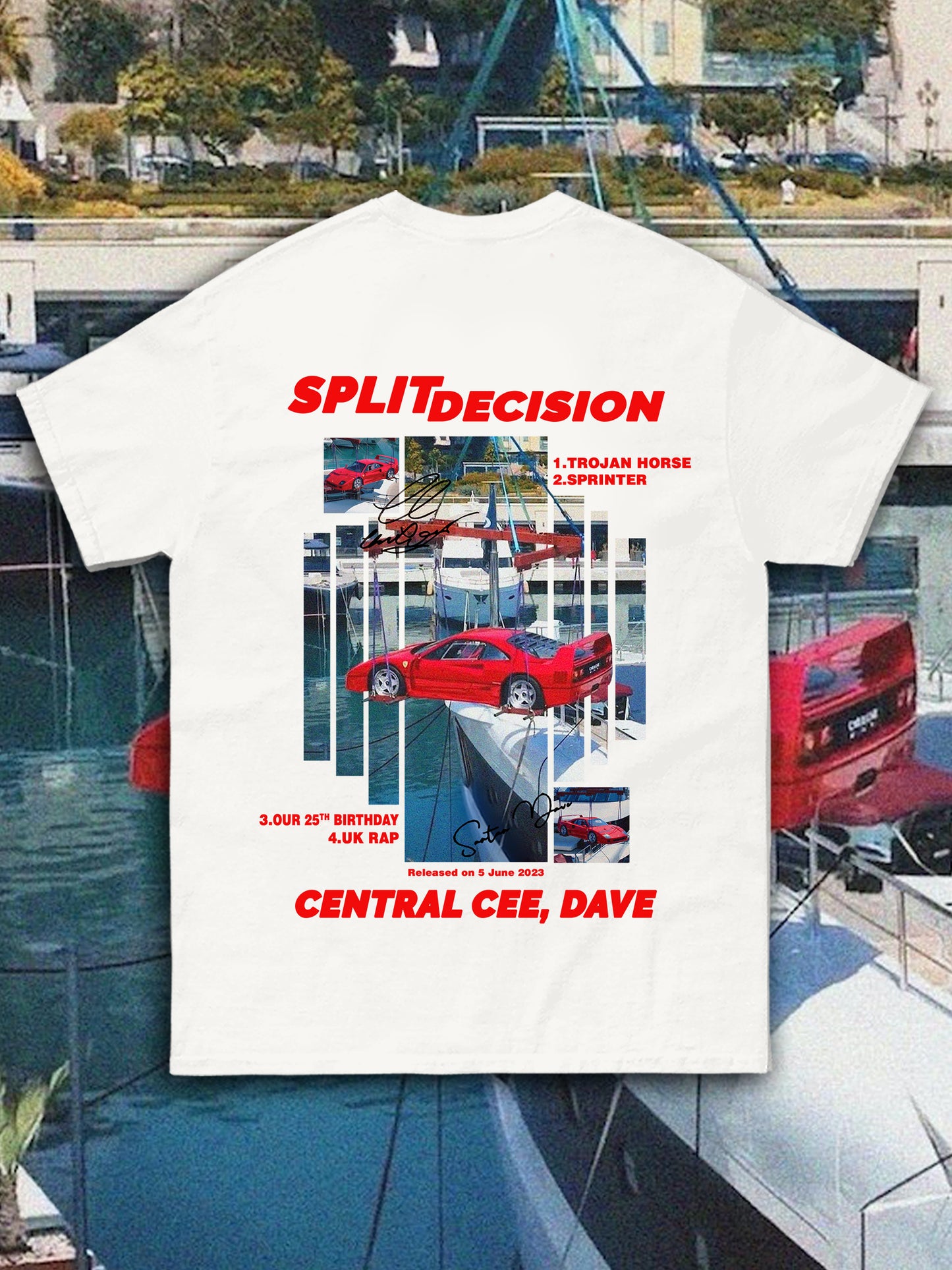 T-shirt Split decision
