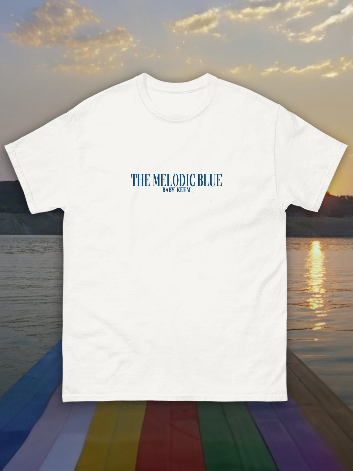 T-shirt THE MELODIC BLUE - Introvrtee