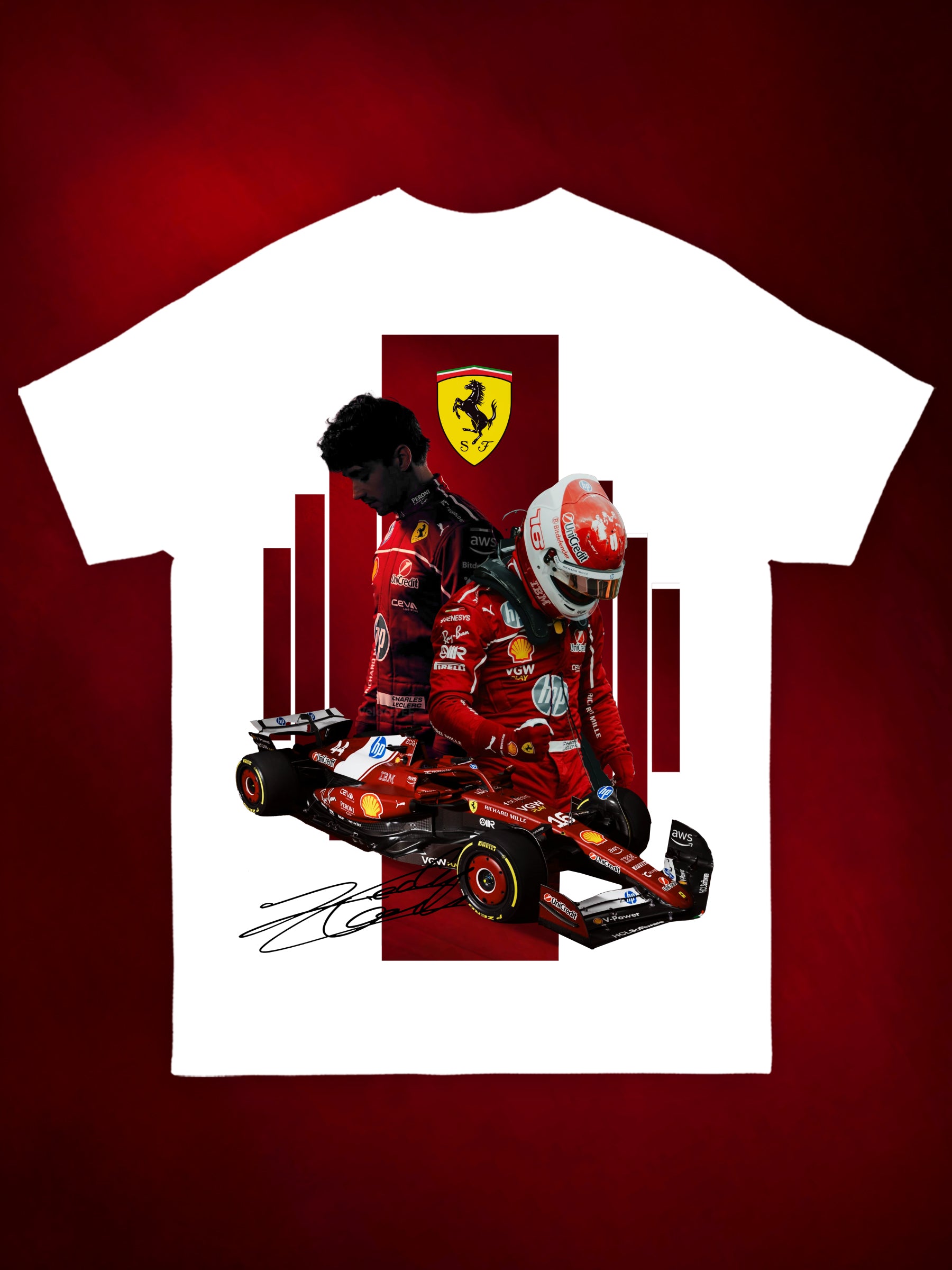 T-shirt CHARLES LECLERC