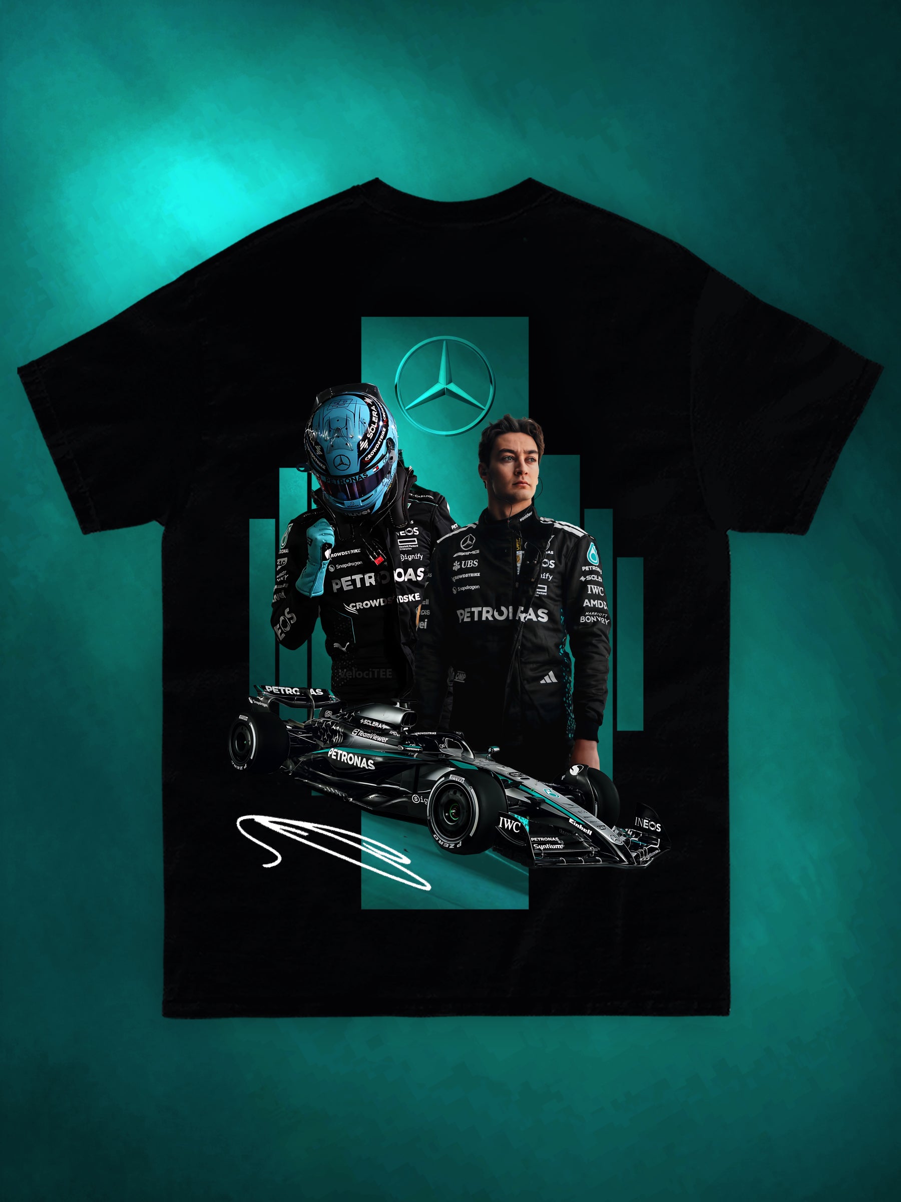 T-shirt GEORGE RUSSELL