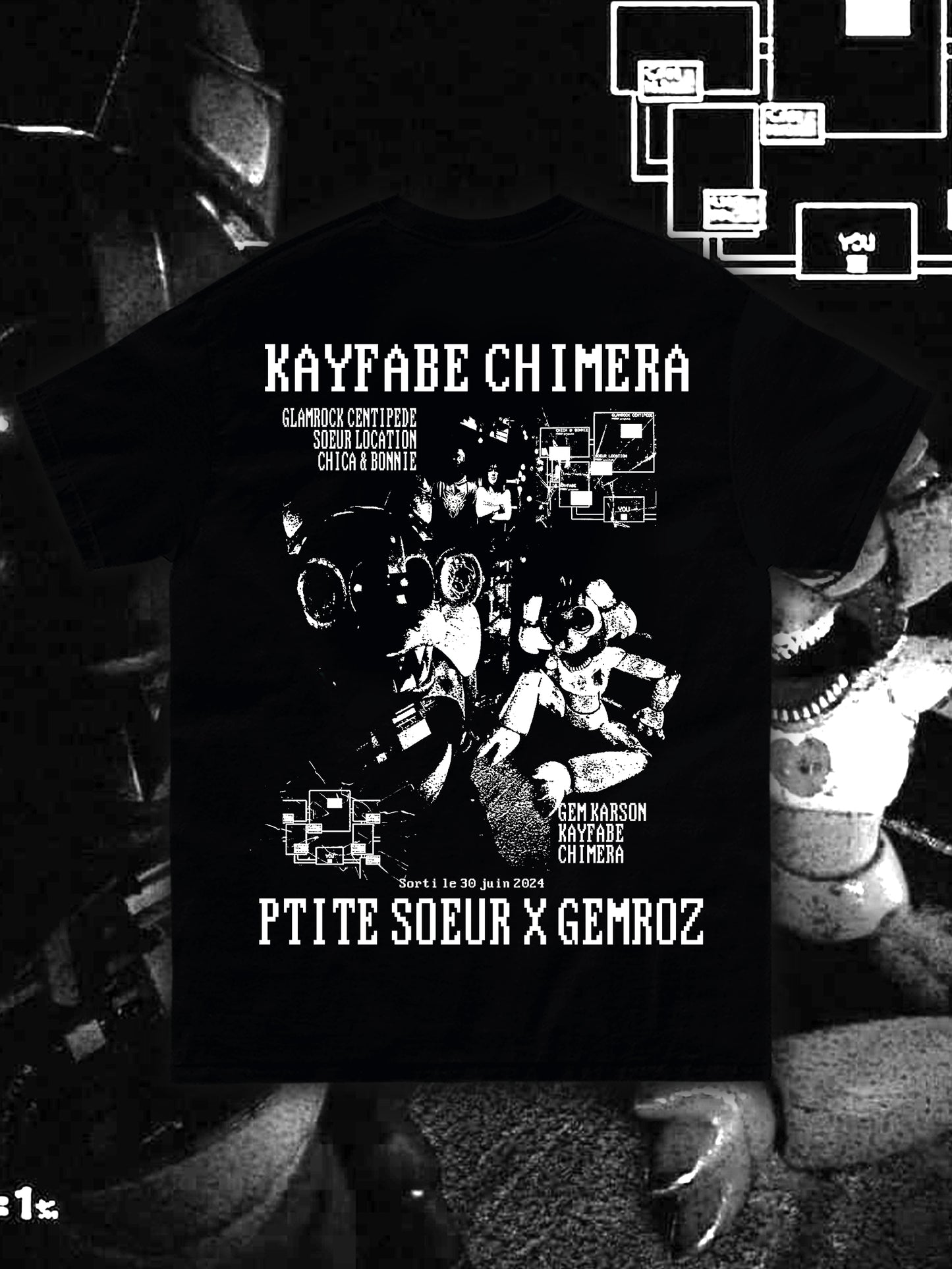 T-shirt KAYFABE CHIMERA