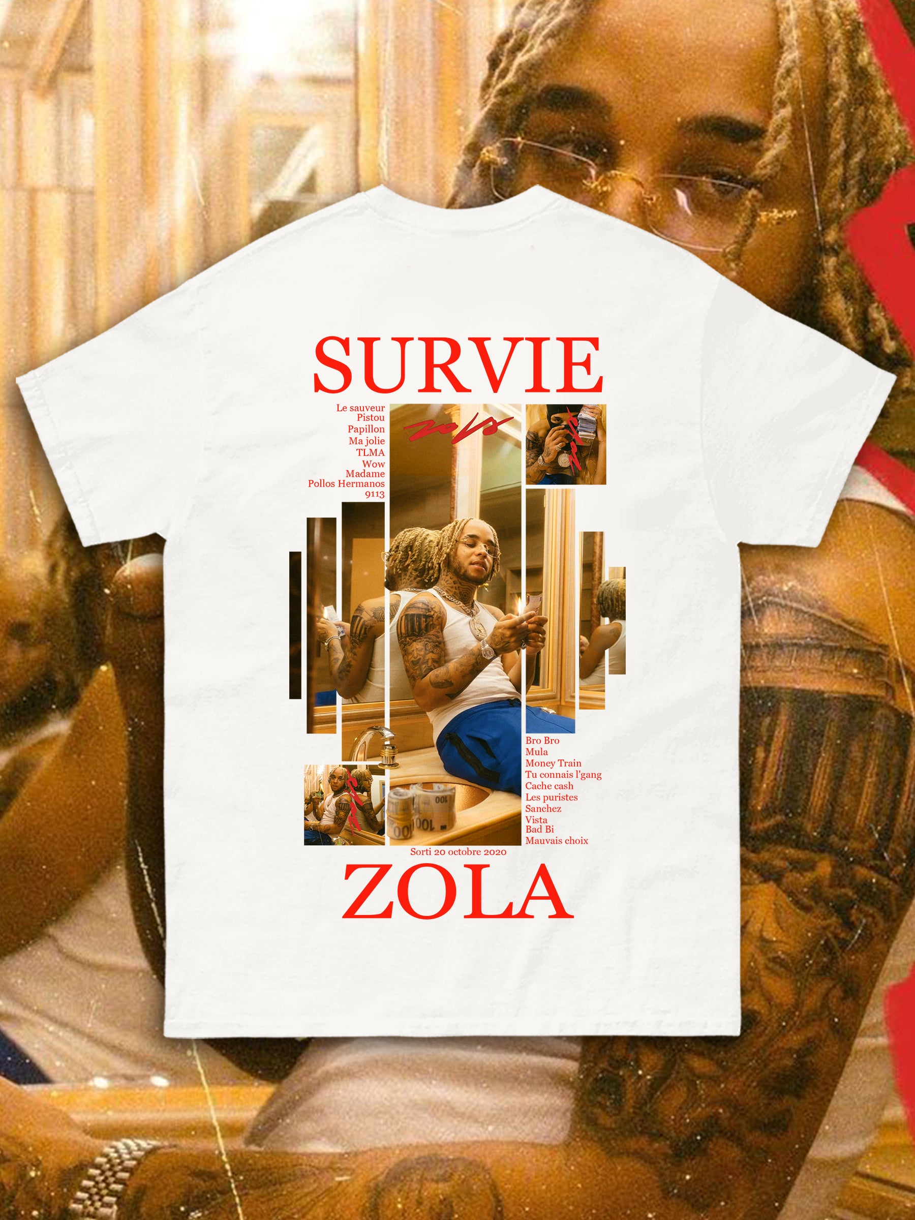 T-shirt Survie - Introvrtee