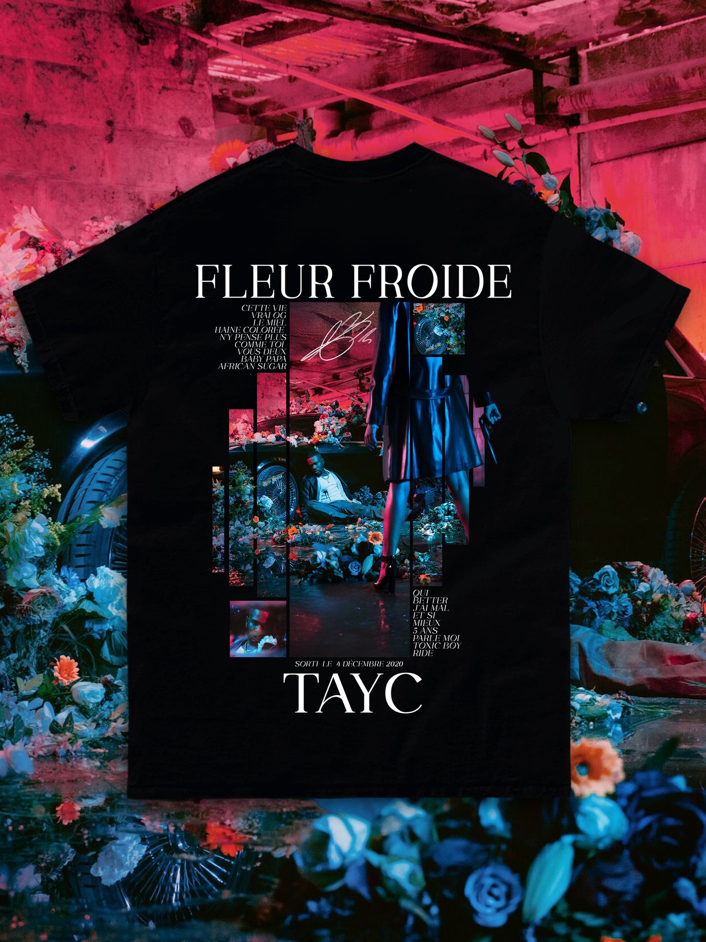 T-shirt Fleur Froide