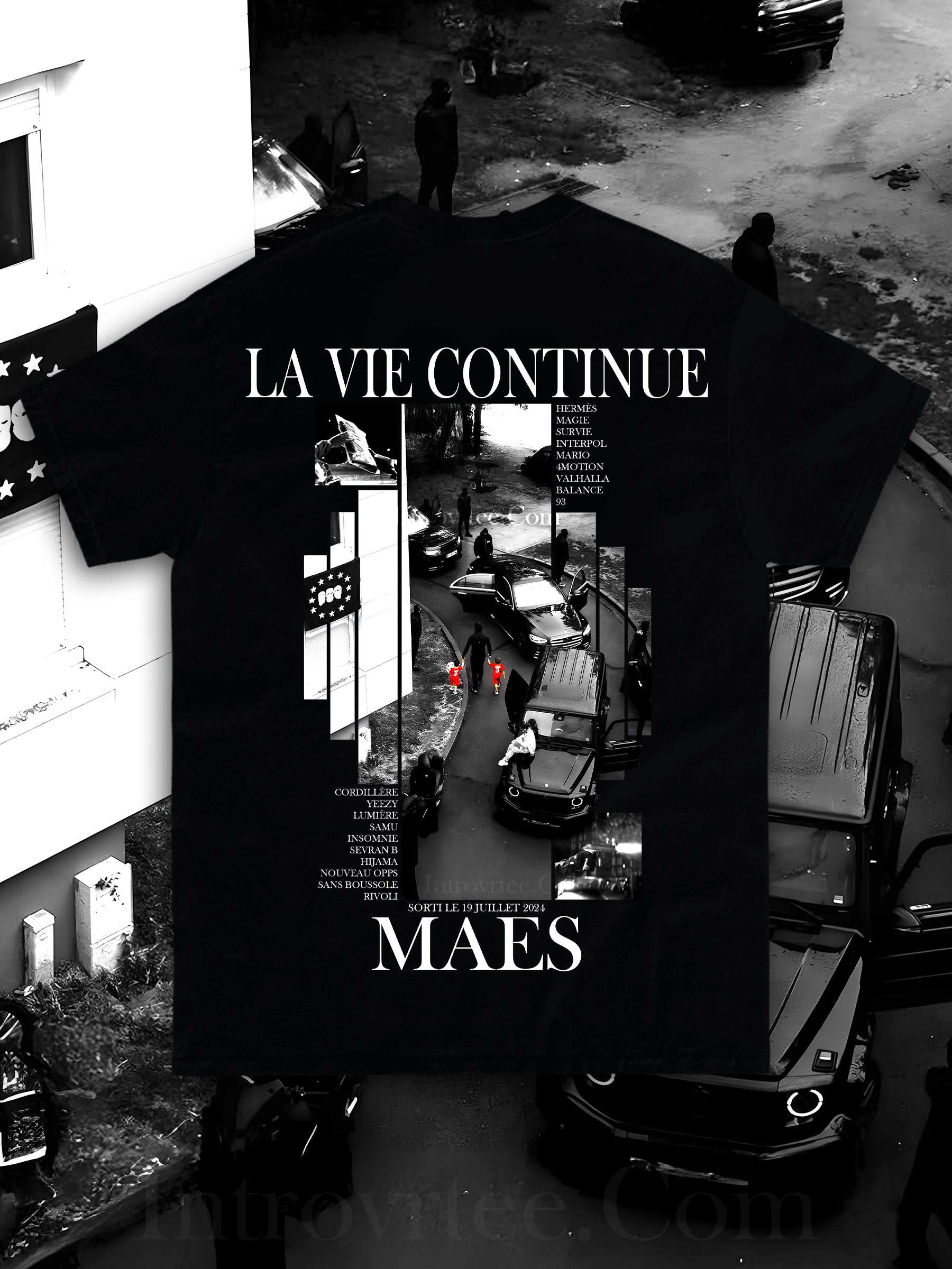 T-shirt  La vie continue