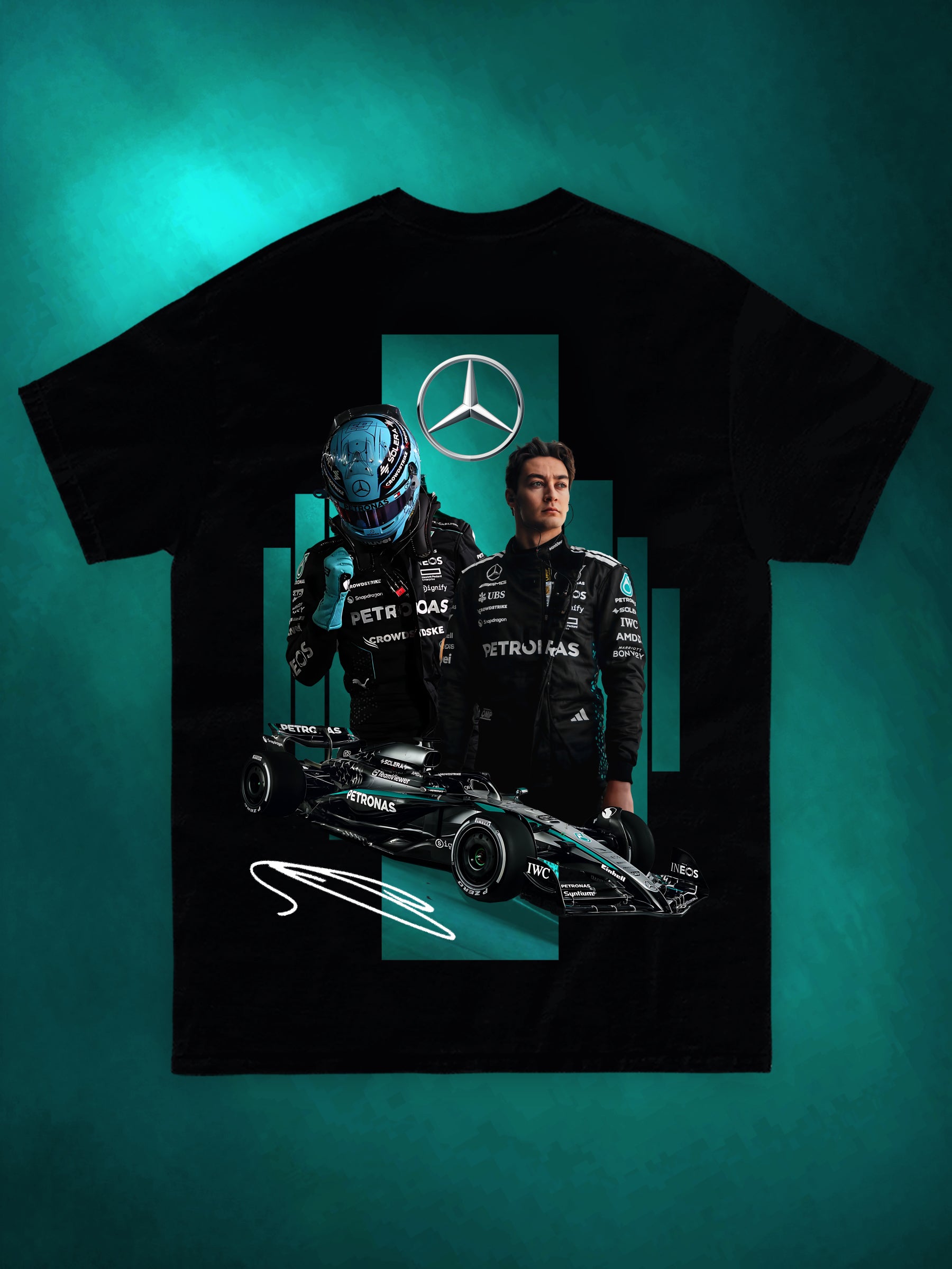 T-shirt GEORGE RUSSELL