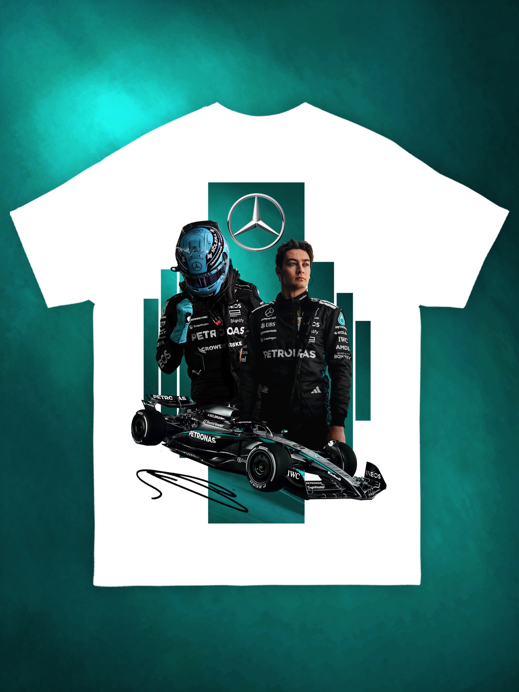 T-shirt GEORGE RUSSELL