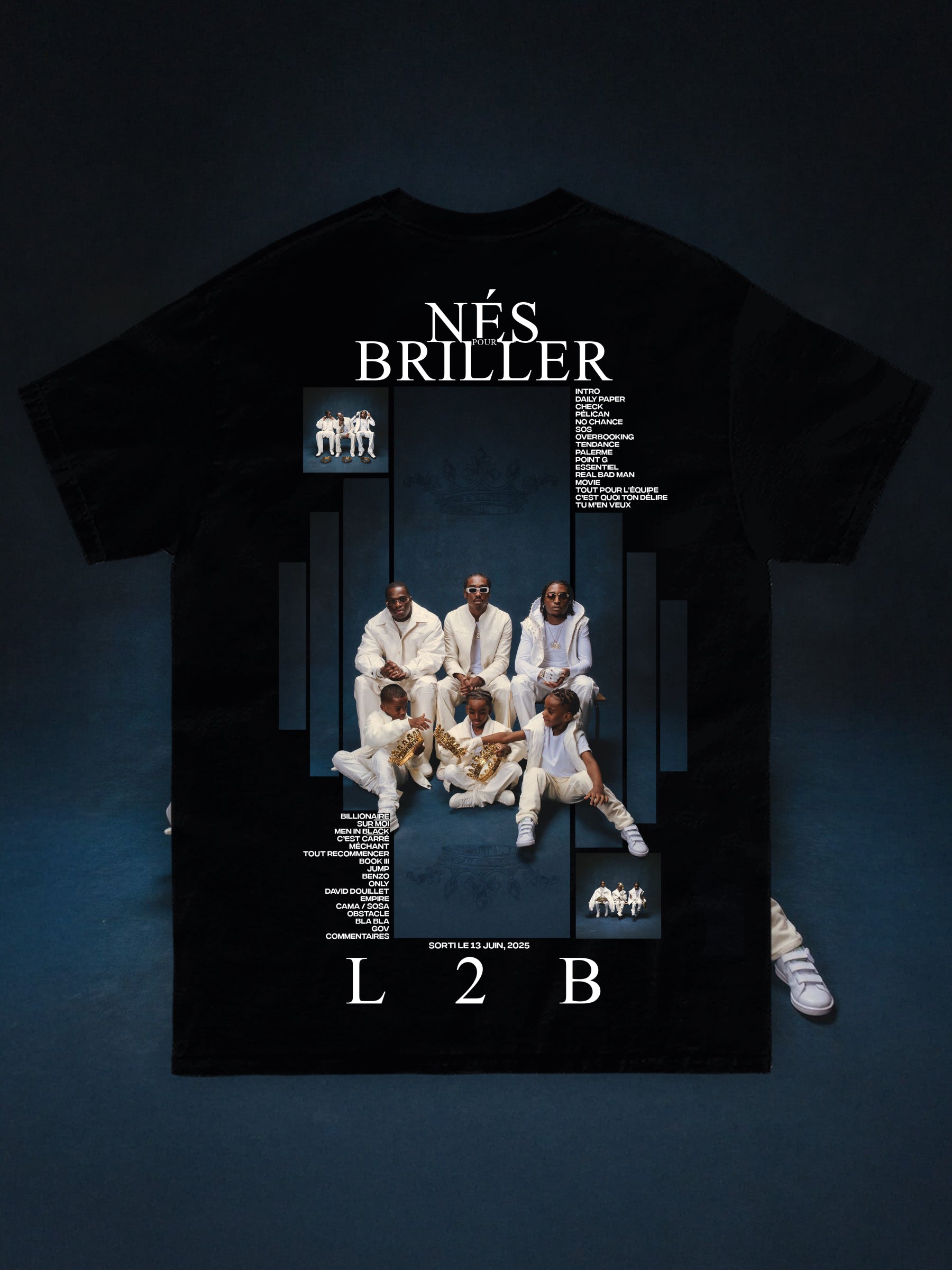 T-shirt Nés Pour Briller