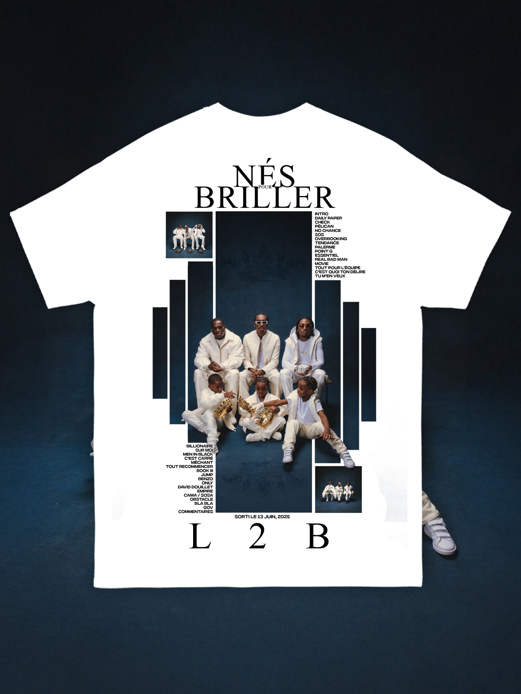 T-shirt Nés Pour Briller