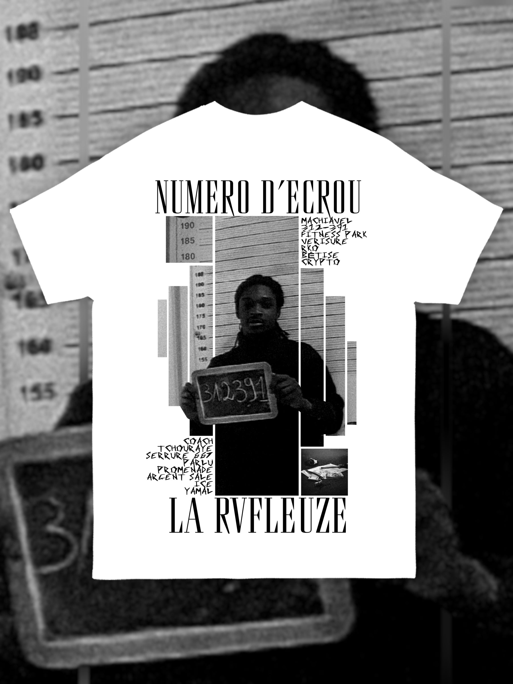Tshirt NUMERO D'ECROU