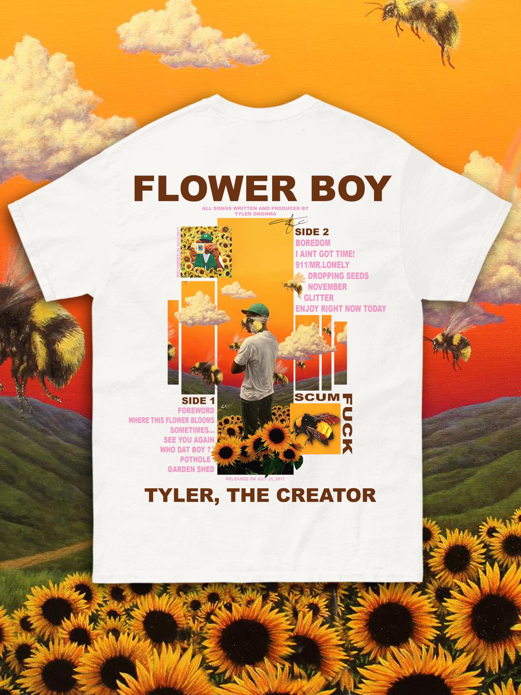 T-shirt FLOWER BOY - Introvrtee