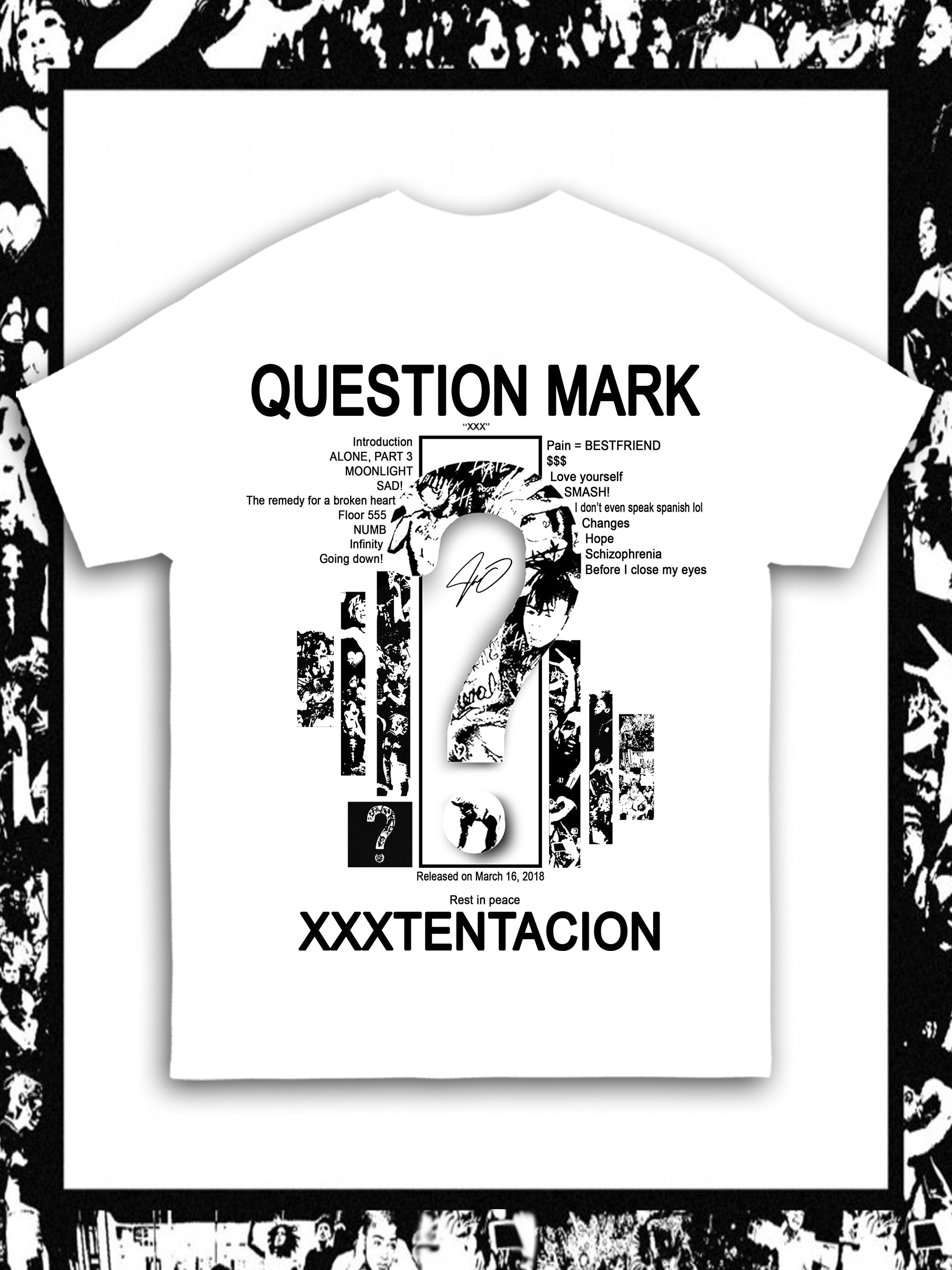 T-shirt QUESTION MARK - Introvrtee