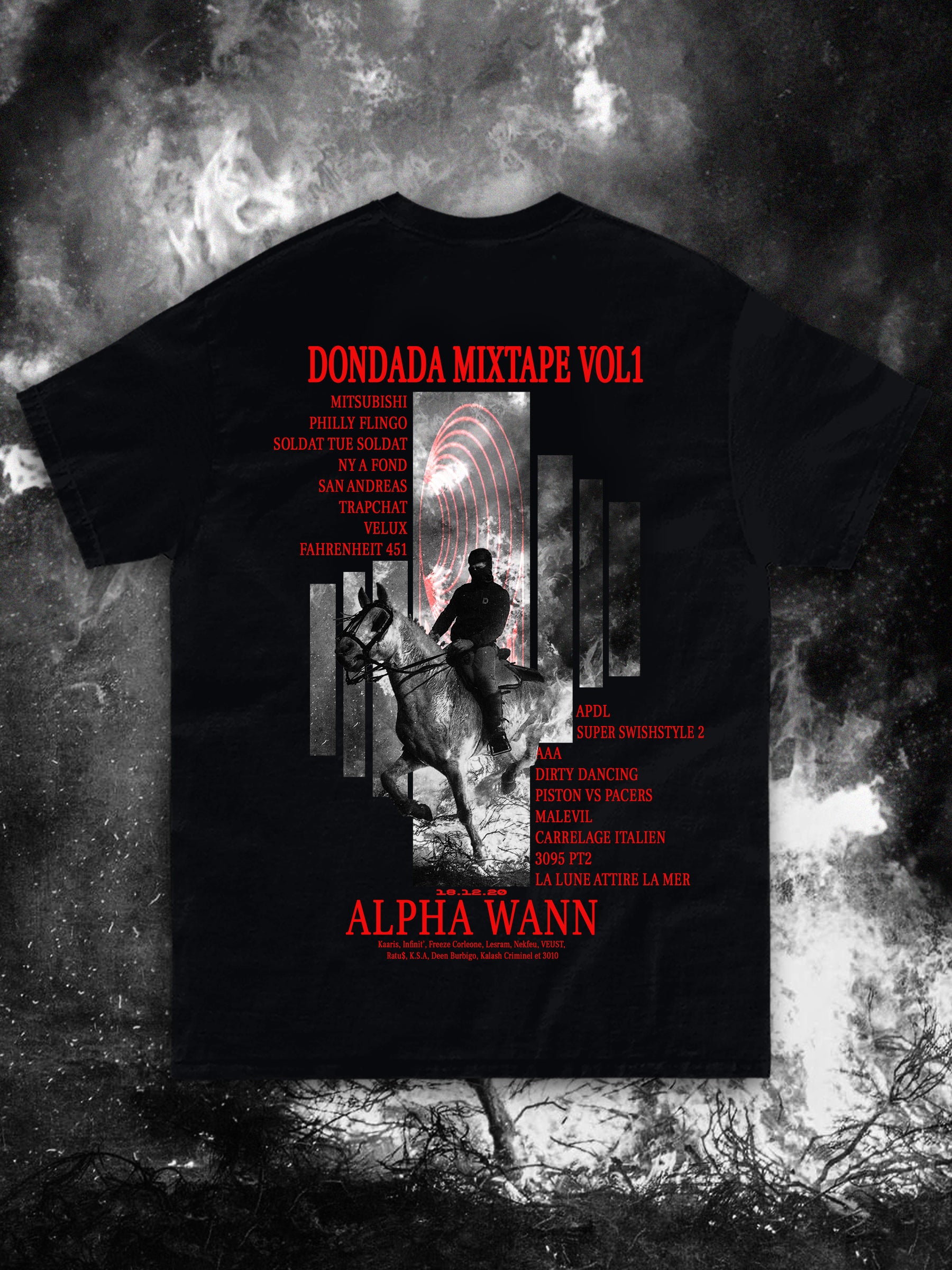 T-shirt Dondada Mixtape Vol 1 - Introvrtee