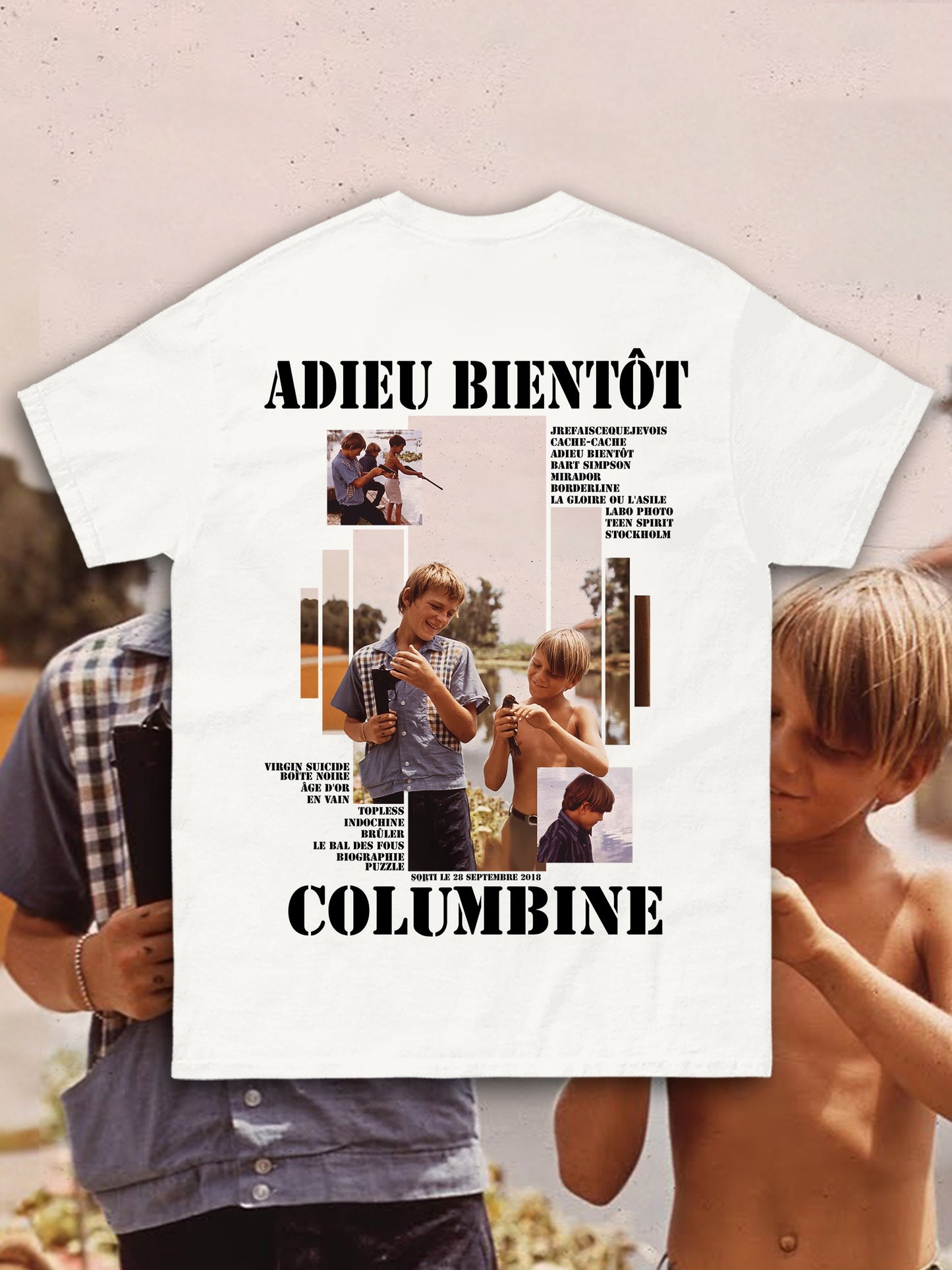 T-shirt Adieu Bientôt - Introvrtee