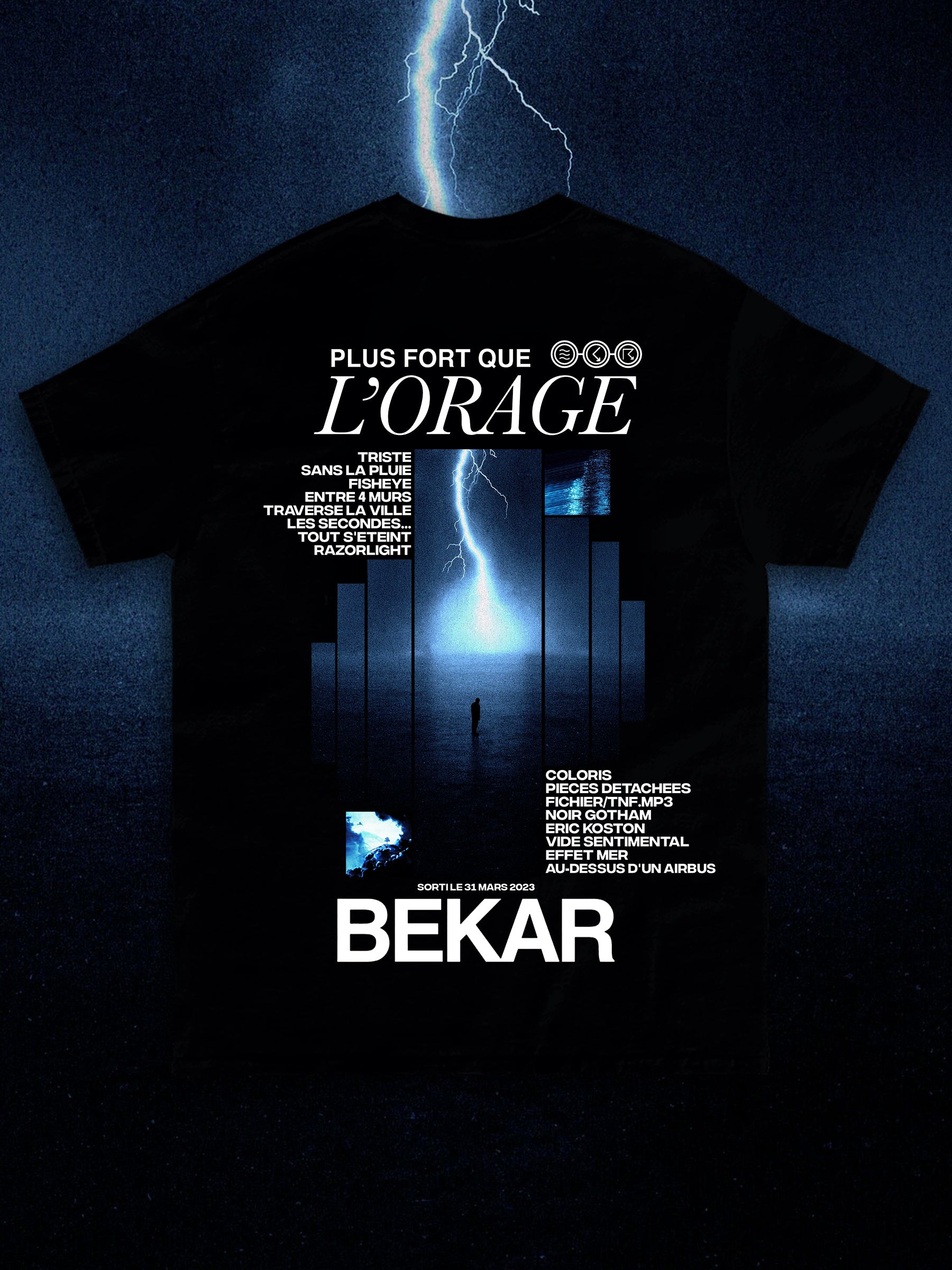 T-shirt Plus Fort Que L'Orage - Introvrtee