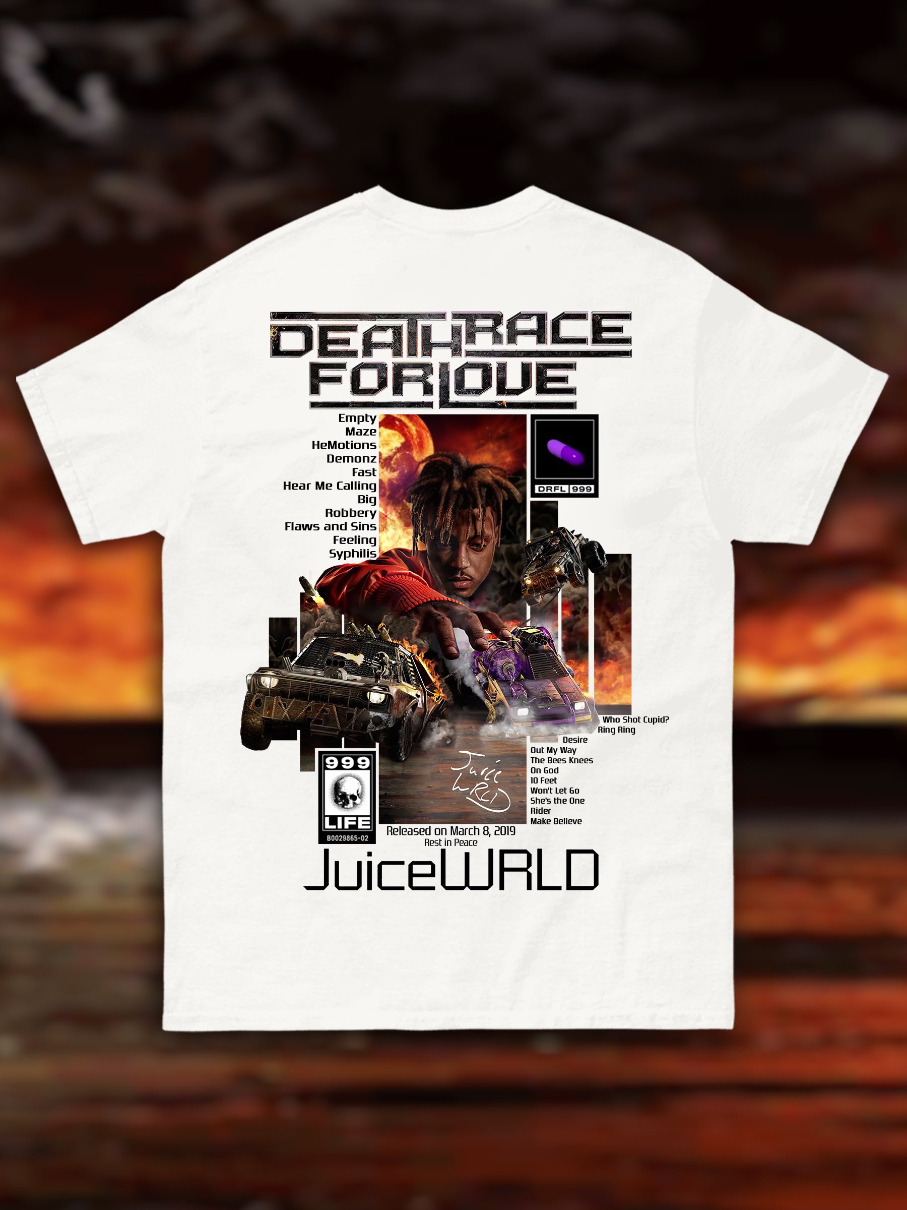 T-shirt DEATH RACE FOR LOVE - Introvrtee
