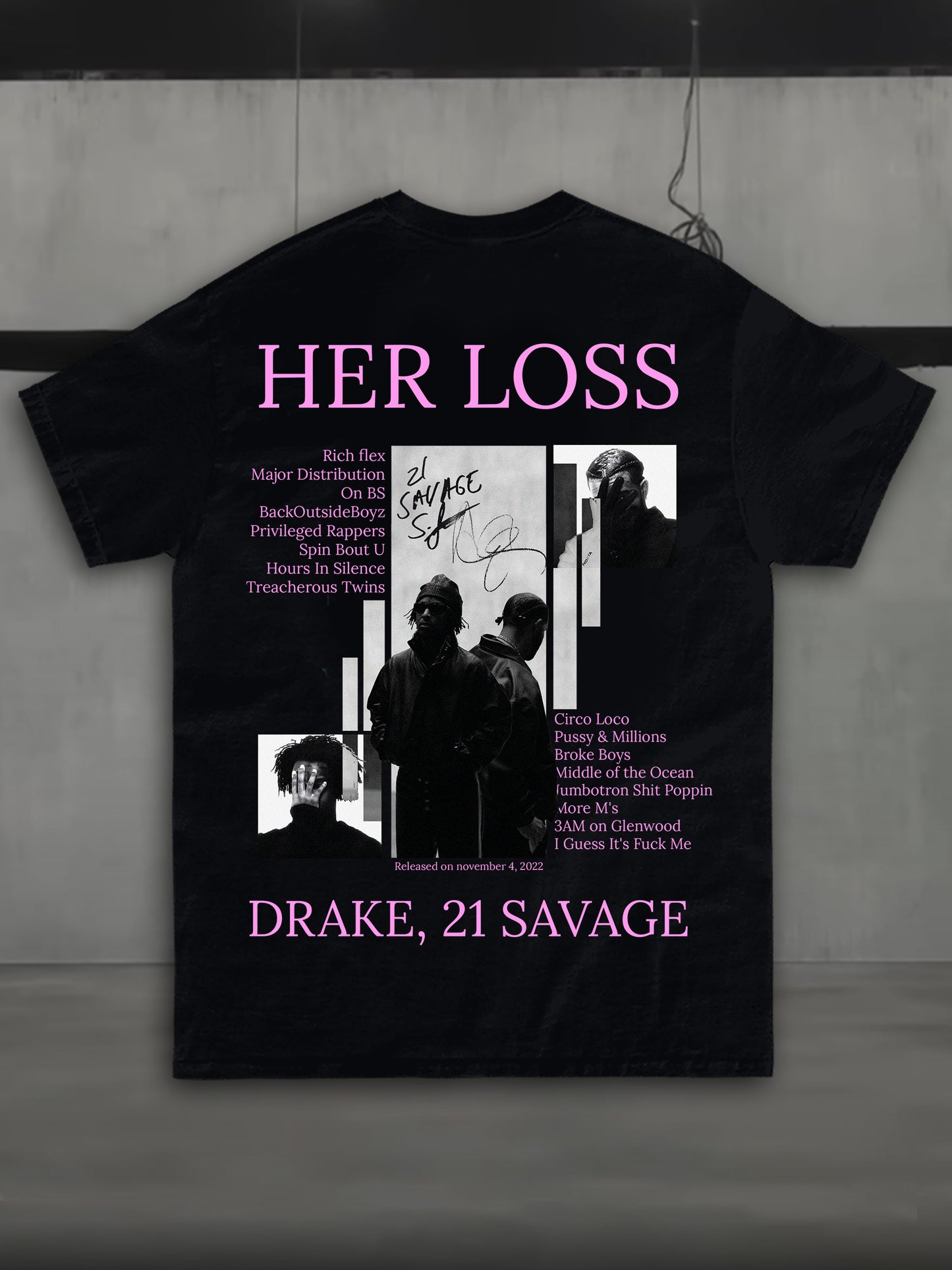 T-shirt HER LOSS - Introvrtee