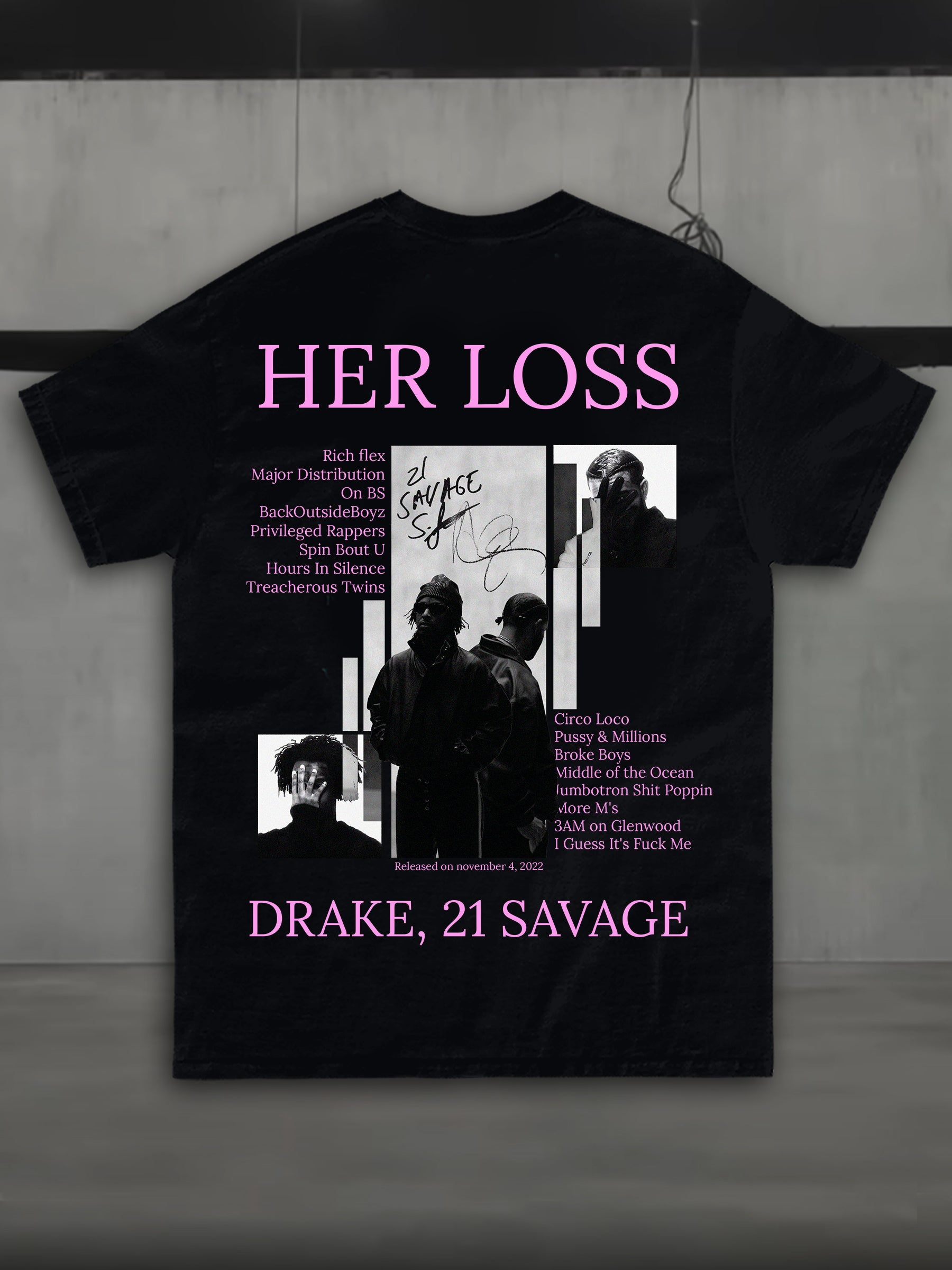 T-shirt HER LOSS - Introvrtee