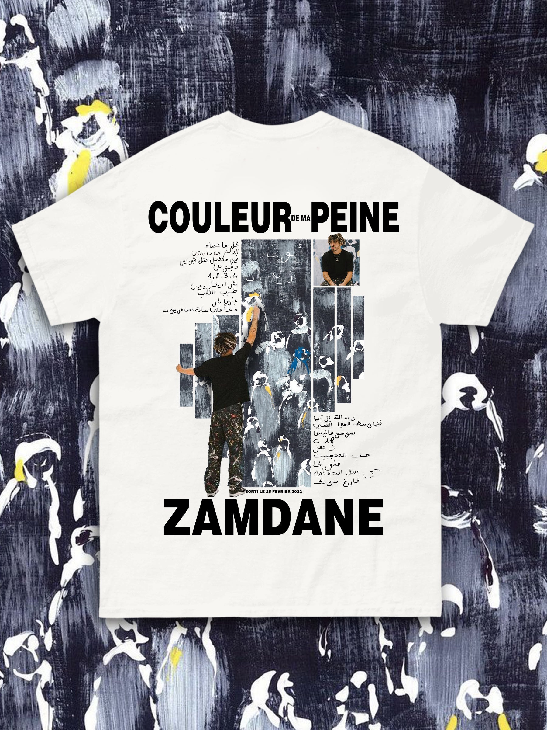 T-shirt Couleurs de ma peine - Introvrtee