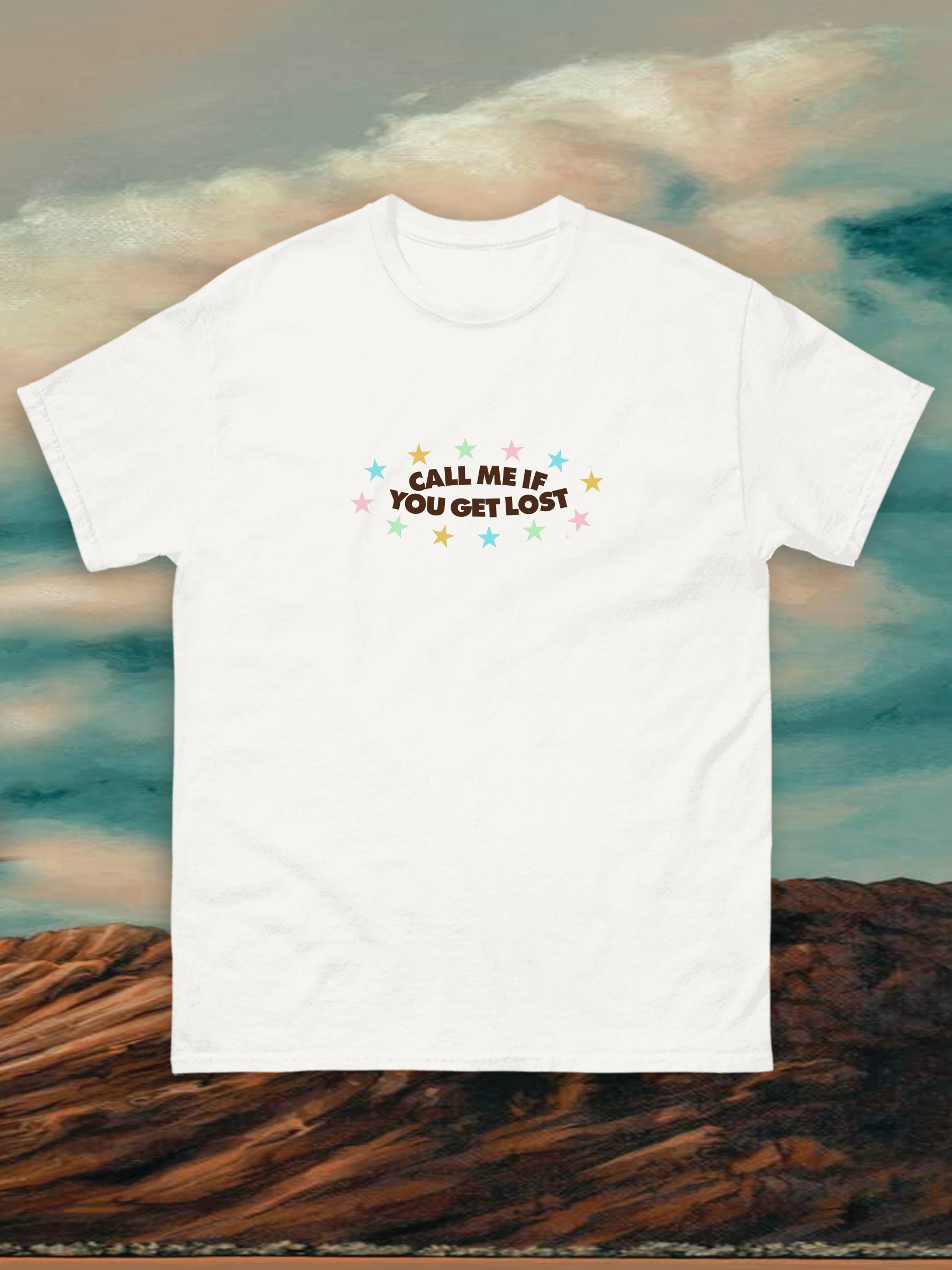 T-shirt CALL ME IF YOU GET LOST - Introvrtee