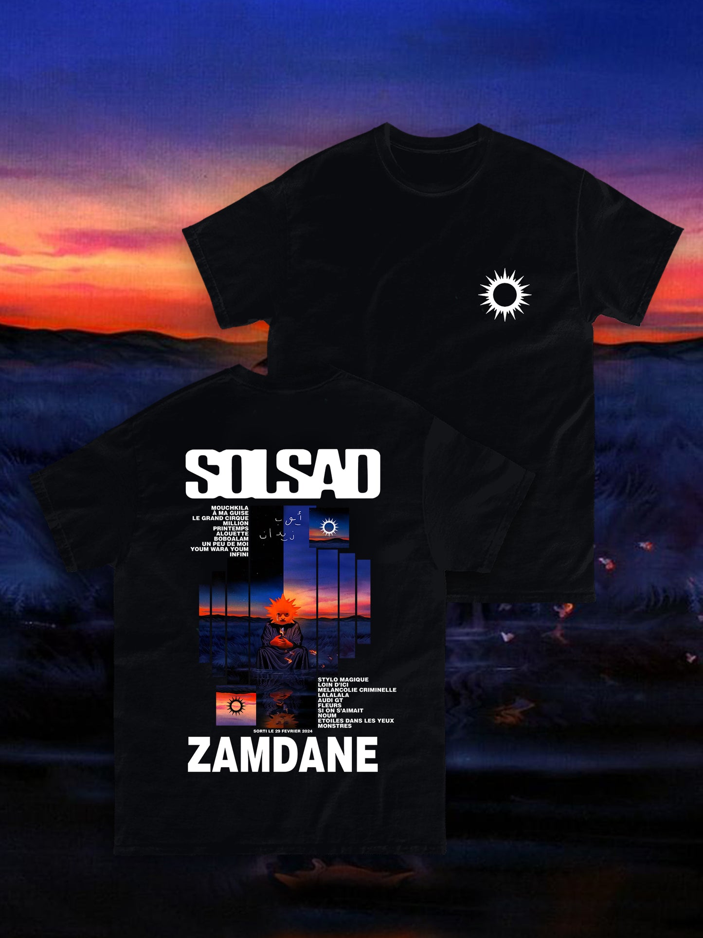 T-shirt SOLSAD - Introvrtee