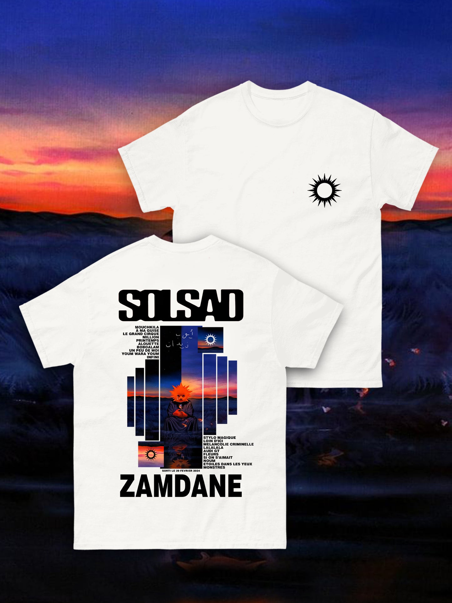 T-shirt SOLSAD - Introvrtee