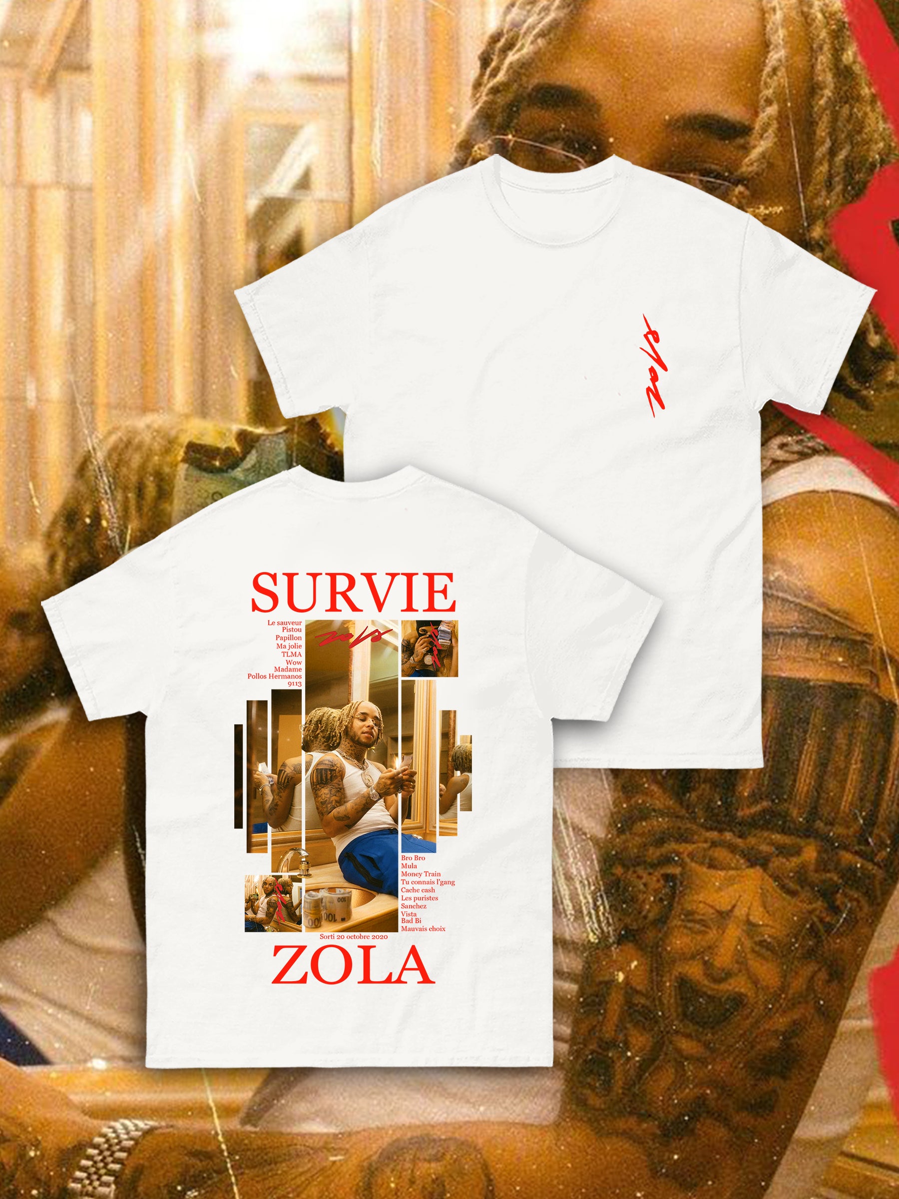 T-shirt Survie - Introvrtee