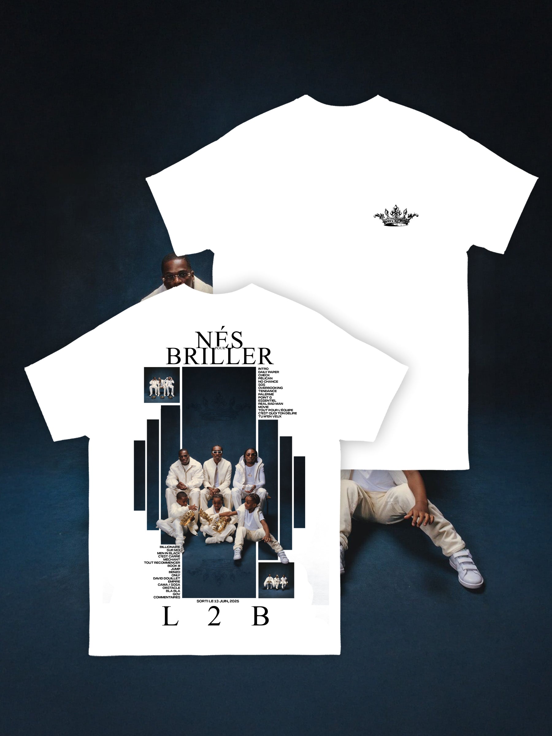 T-shirt Nés Pour Briller