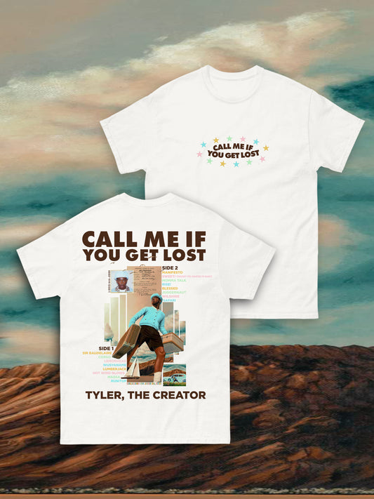 T-shirt CALL ME IF YOU GET LOST - Introvrtee