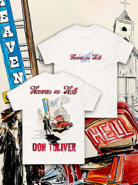 T-shirt Heaven and Hell - Introvrtee