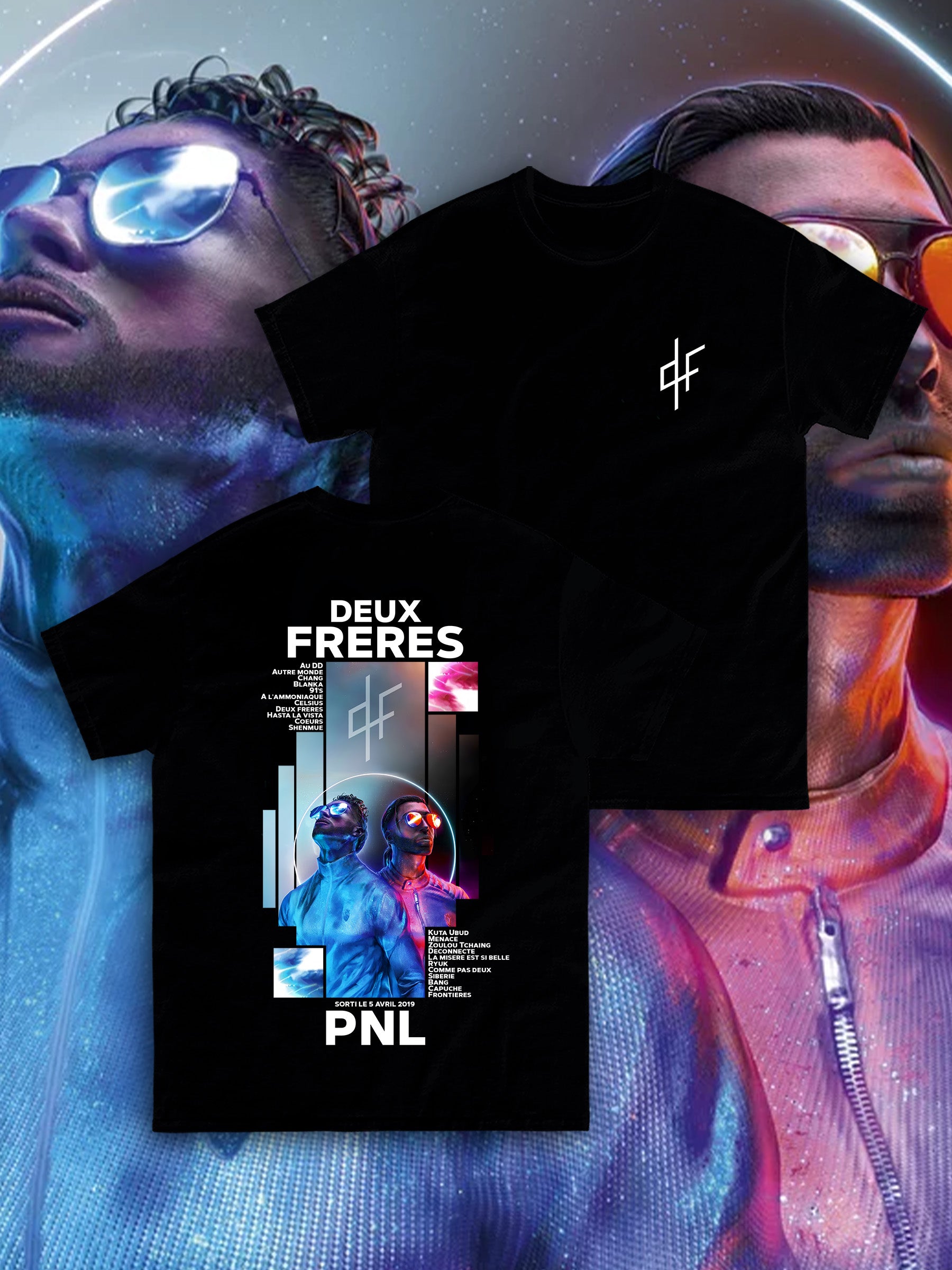 T-shirt DEUX FRERES - Introvrtee