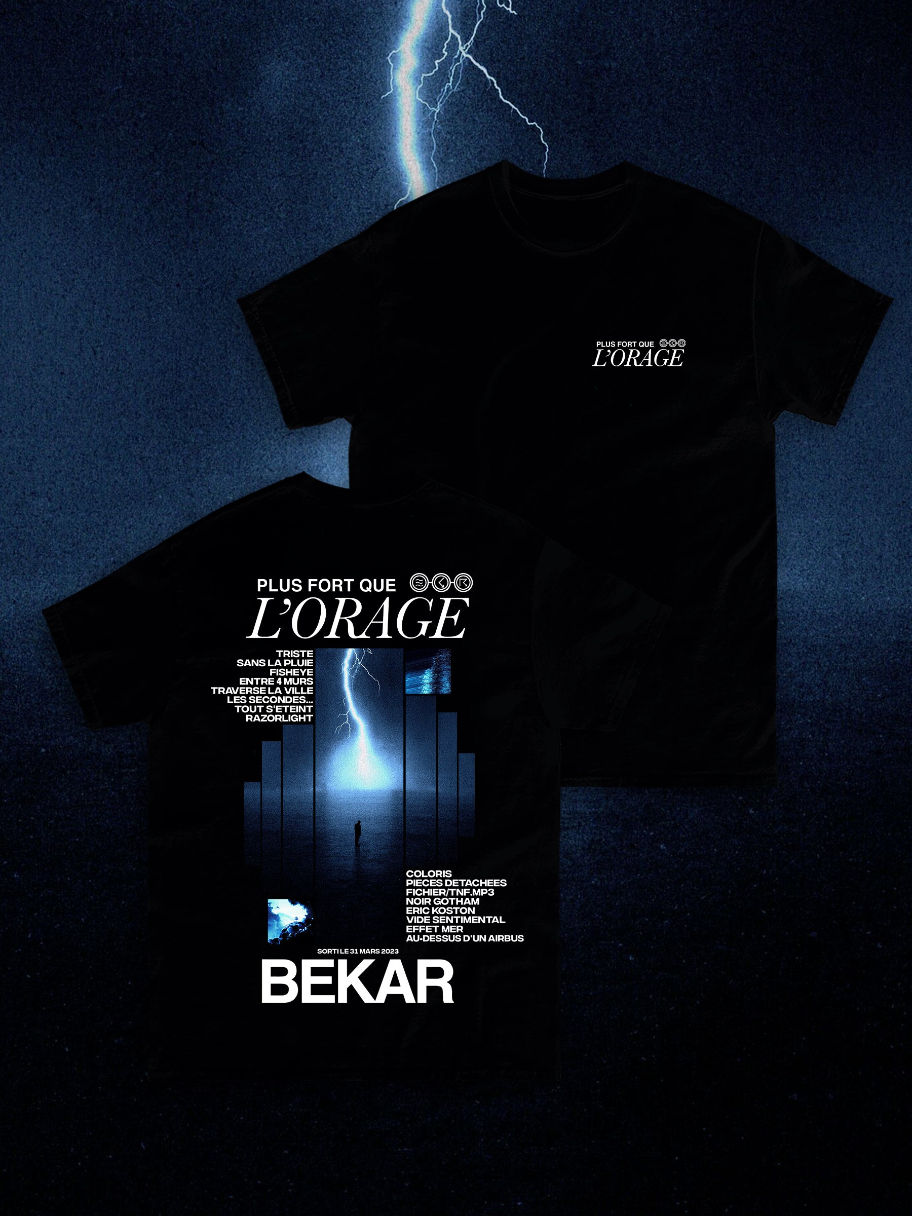 T-shirt Plus Fort Que L'Orage - Introvrtee