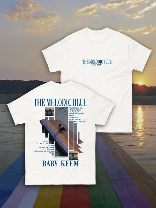 T-shirt THE MELODIC BLUE - Introvrtee