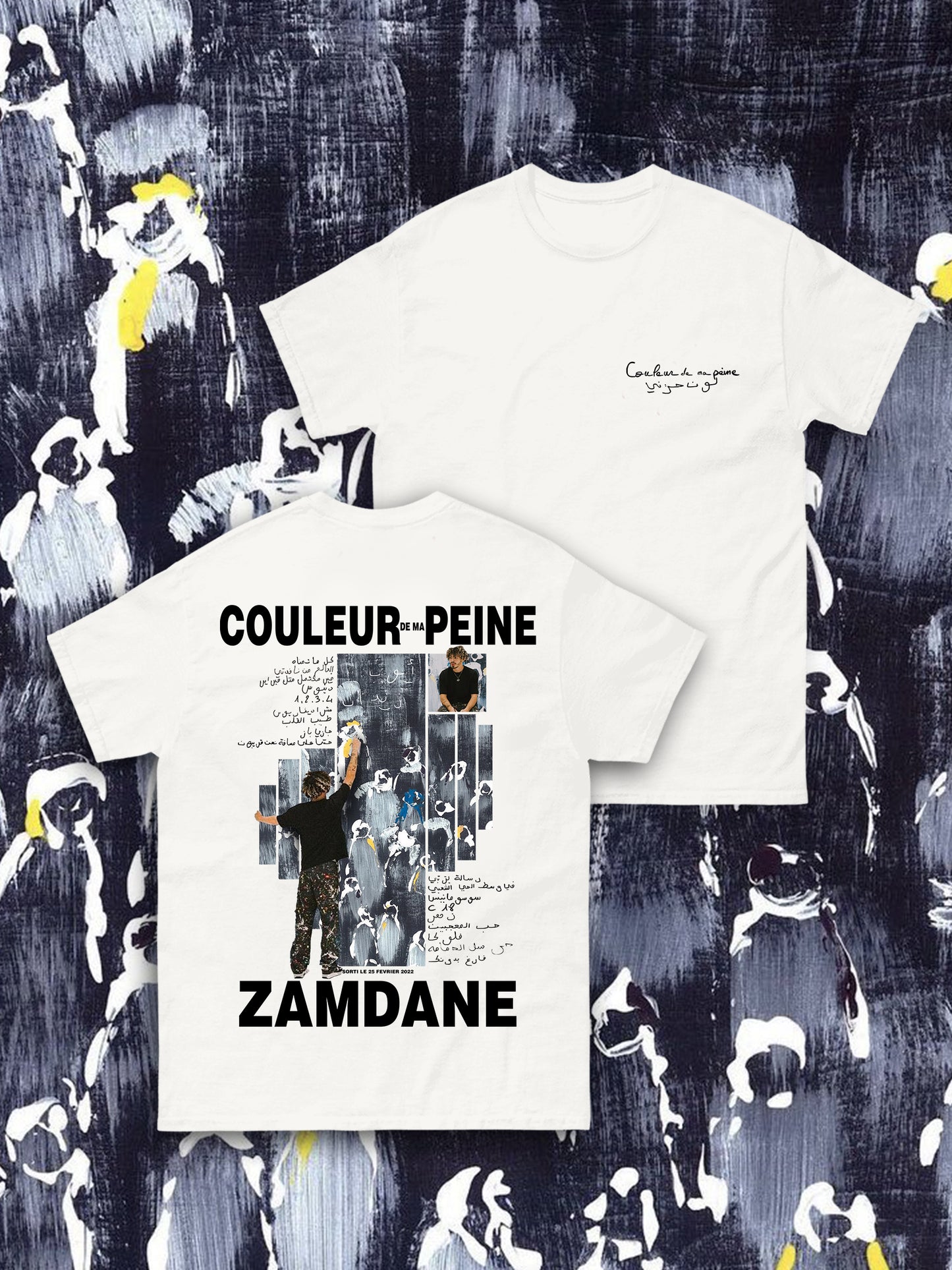 T-shirt Couleurs de ma peine - Introvrtee