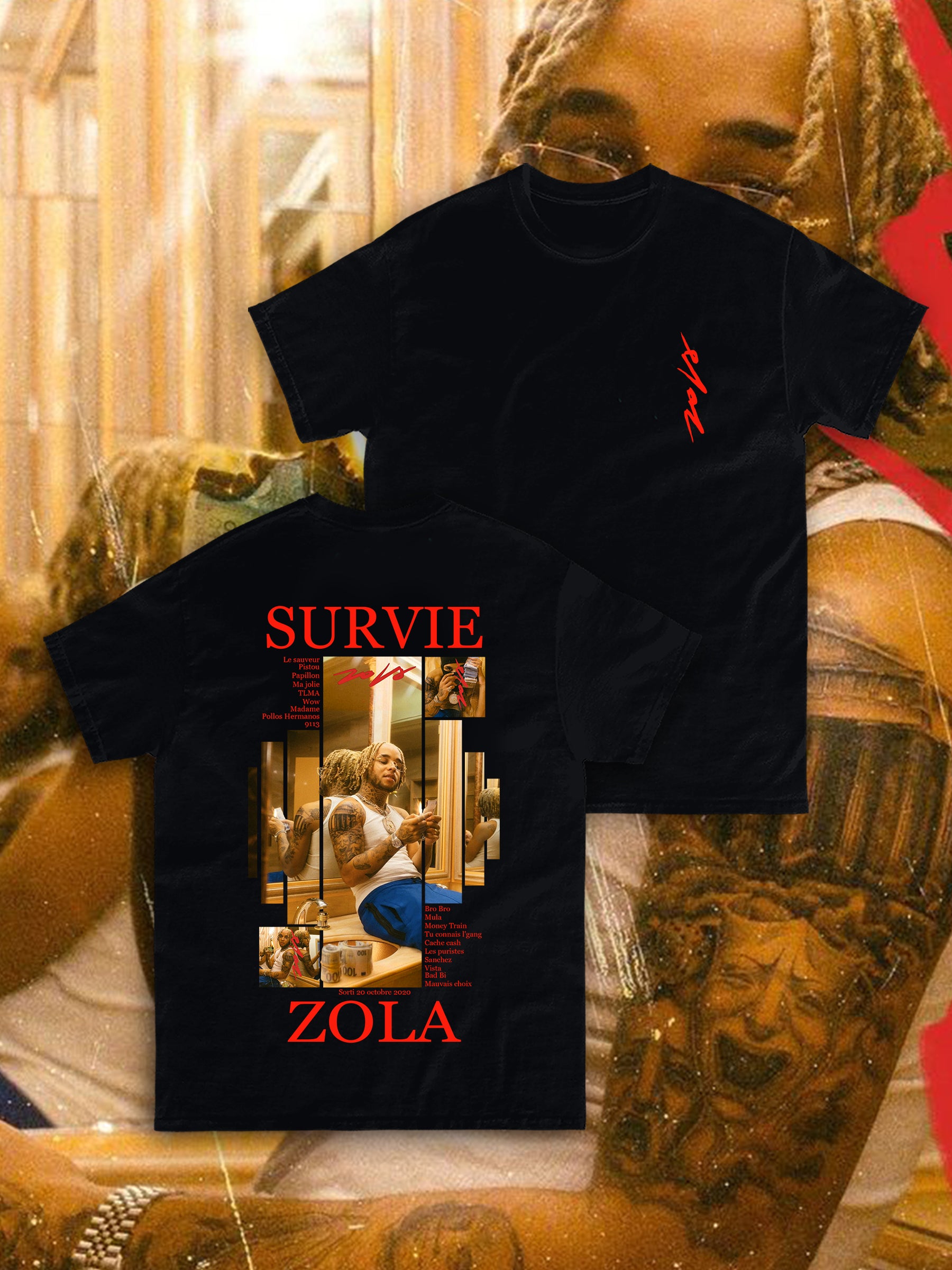 T-shirt Survie - Introvrtee