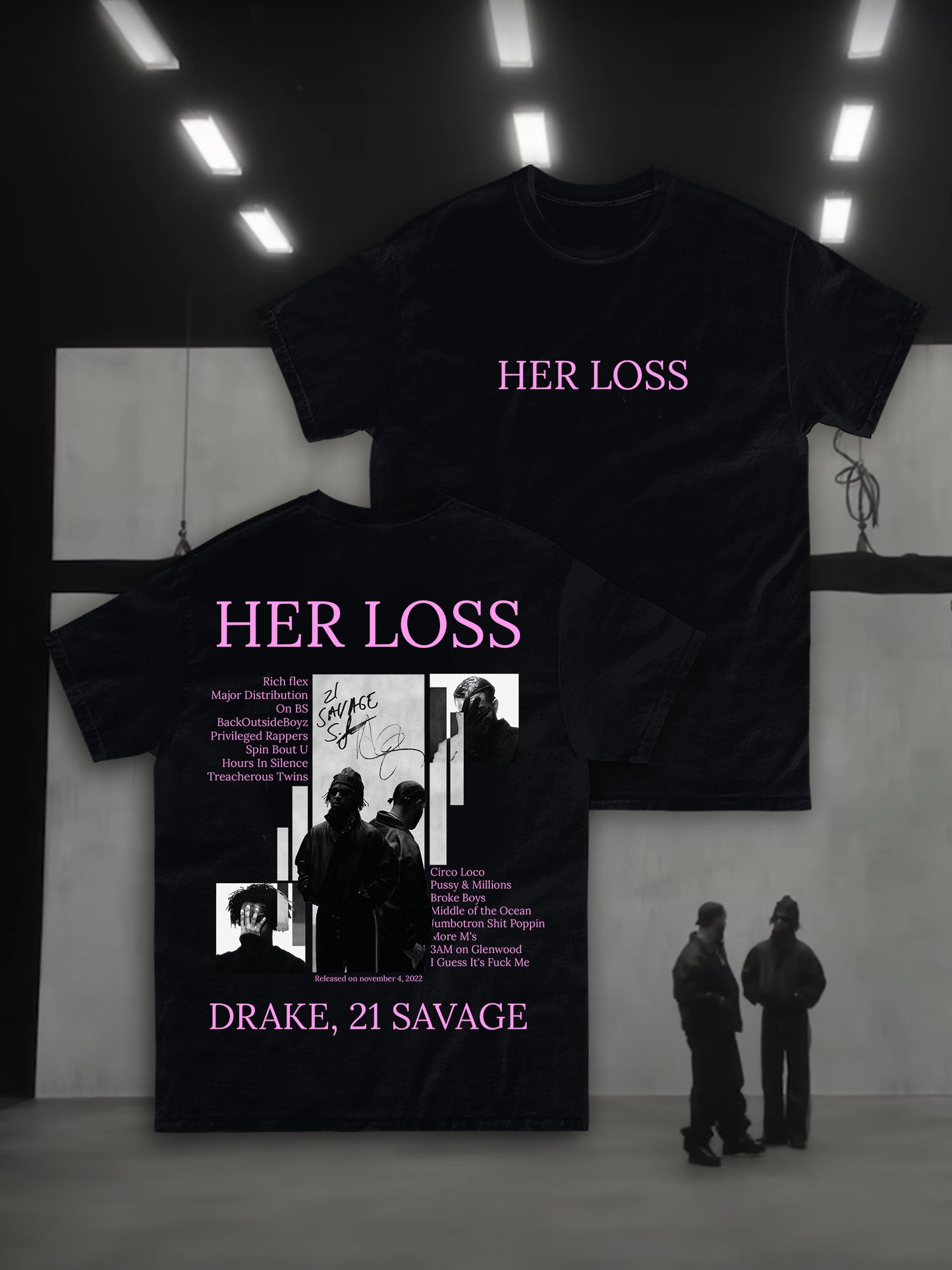 T-shirt HER LOSS - Introvrtee