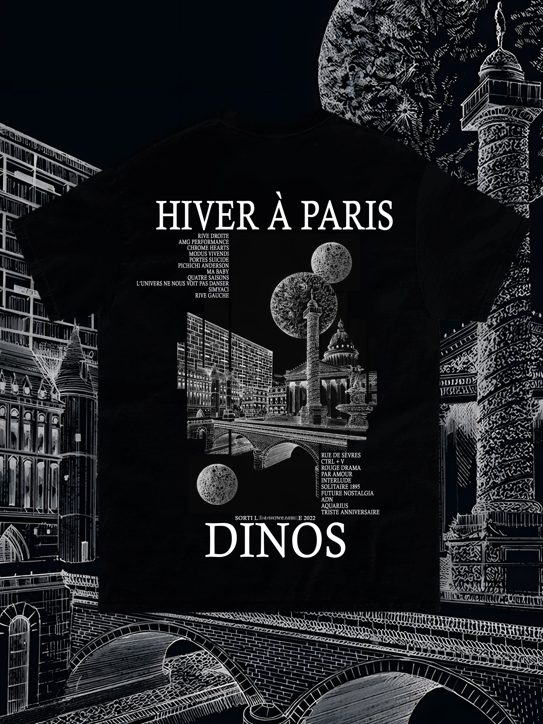 T-shirt HIVER A PARIS