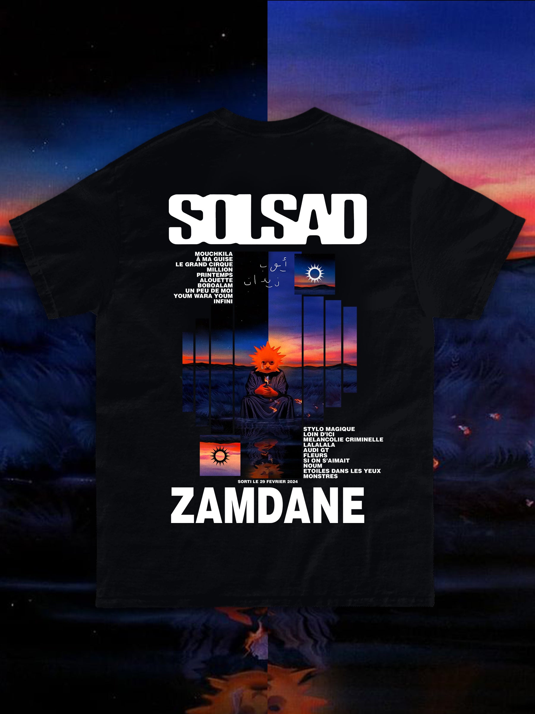 T-shirt SOLSAD - Introvrtee